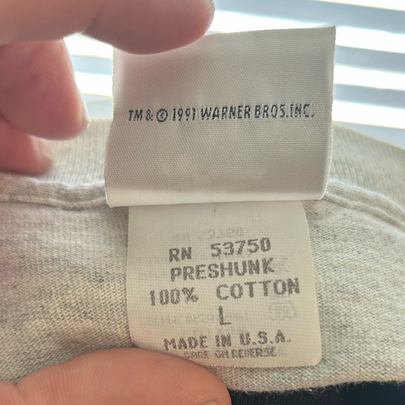 Vintage 1991 Single Stitch ACME Taz's Gym Graphic Tee Size Large - Picture 6 of 7